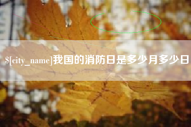 四平我国的消防日是多少月多少日