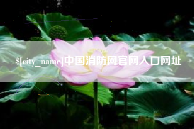 四平中国消防网官网入口网址