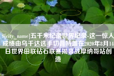 四平五千米纪录世界纪录-这一惊人成绩由乌干达选手切普特盖在2020年8月14日世界田联钻石联赛揭幕战摩纳哥站创造