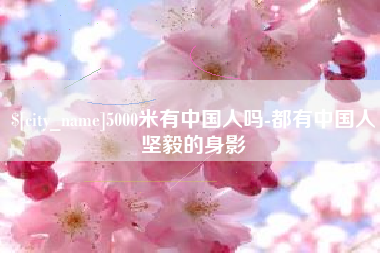 四平5000米有中国人吗-都有中国人坚毅的身影