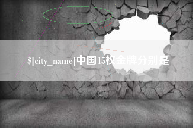 四平中国15枚金牌分别是