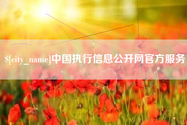 四平中国执行信息公开网官方服务