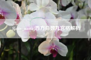 四平西方命数九宫格解析