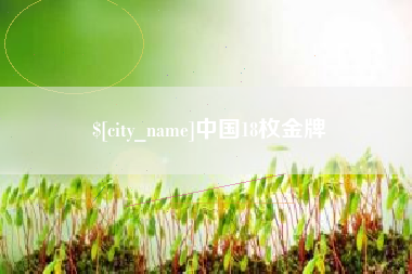 四平中国18枚金牌