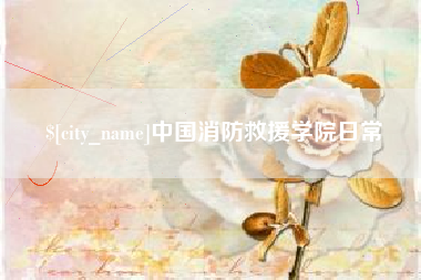 四平中国消防救援学院日常