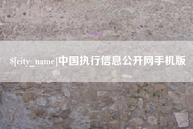 四平中国执行信息公开网手机版
