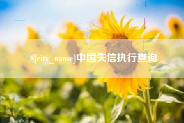 四平中国失信执行查询