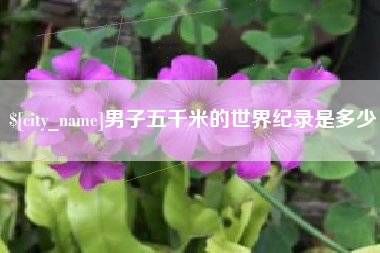 四平男子五千米的世界纪录是多少