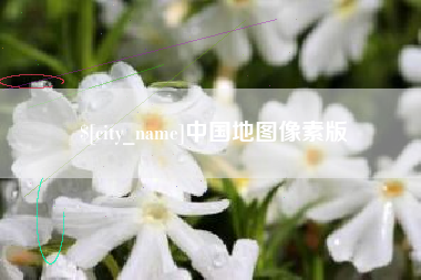 四平中国地图像素版