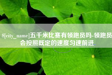 四平五千米比赛有领跑员吗-领跑员会按照既定的速度匀速前进