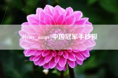 四平中国冠军手抄报