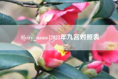 四平2021年九宫对照表