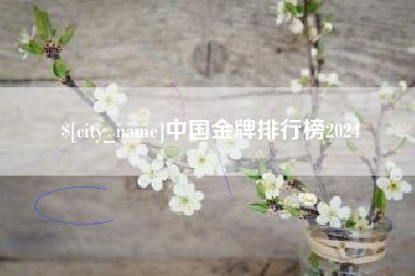 四平中国金牌排行榜2024