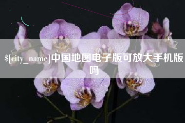 四平中国地图电子版可放大手机版吗