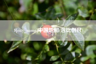 四平中国地图(含比例尺)