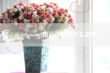 四平奥运连冠是什么意思