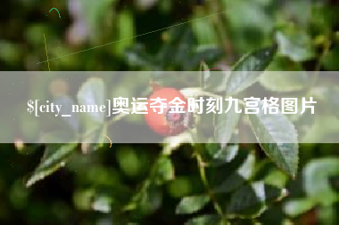 四平奥运夺金时刻九宫格图片